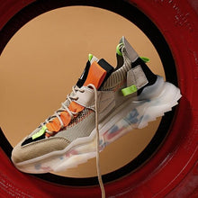 将图片加载到图库查看器，Mens Luxury Sneakers Casual Sports Trainer Race White Shoes Fashion Running Modern Sneakers Autumn Breathable Trendy Mens Walking Casual Sneakers
