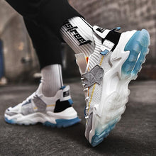 将图片加载到图库查看器，Mens Luxury Sneakers Casual Sports Trainer Race White Shoes Fashion Running Modern Sneakers Autumn Breathable Trendy Mens Walking Casual Sneakers

