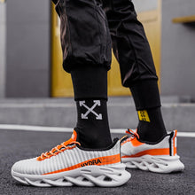 Load image into Gallery viewer, Mens Modern Sneakers Autumn Breathable Black Trendy Sneakers Men Walking Casual Light Sports Men's Running Sneakers Non Slip Athletic Tennis Sneakers
