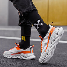 Load image into Gallery viewer, Mens Modern Sneakers Autumn Breathable Black Trendy Sneakers Men Walking Casual Light Sports Men's Running Sneakers Non Slip Athletic Tennis Sneakers
