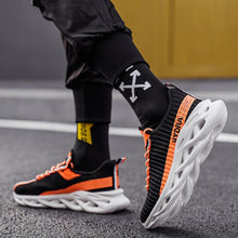Load image into Gallery viewer, Mens Modern Sneakers Autumn Breathable Black Trendy Sneakers Men Walking Casual Light Sports Men's Running Sneakers Non Slip Athletic Tennis Sneakers
