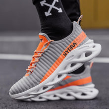Load image into Gallery viewer, Mens Modern Sneakers Autumn Breathable Black Trendy Sneakers Men Walking Casual Light Sports Men's Running Sneakers Non Slip Athletic Tennis Sneakers
