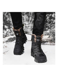 Load image into Gallery viewer, Mens Outdoor Sports Hiking Boots Wear Resisting Work Shoes Footwear Mountain Sport Mid-Cut Black Hiking Boots Outdoor Mountaineering Outdoor Winter Shoes
