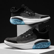 将图片加载到图库查看器，Mens Running Sneakers Luxury Mens Casual Shoes Trainer Race Off White Shoes Slip on Walking Casual Breathable Air Cushion Fashion Lightweight Sneakers
