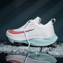 将图片加载到图库查看器，Mens Running Sneakers Luxury Mens Casual Shoes Trainer Race Off White Shoes Slip on Walking Casual Breathable Air Cushion Fashion Lightweight Sneakers
