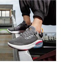 将图片加载到图库查看器，Mens Running Sneakers Luxury Mens Casual Shoes Trainer Race Off White Shoes Slip on Walking Casual Breathable Air Cushion Fashion Lightweight Sneakers
