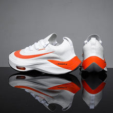将图片加载到图库查看器，Mens Running Sneakers Luxury Mens Casual Shoes Trainer Race Off White Shoes Slip on Walking Casual Breathable Air Cushion Fashion Lightweight Sneakers

