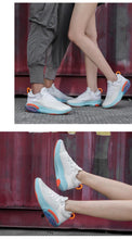 将图片加载到图库查看器，Mens Running Sneakers Luxury Mens Casual Shoes Trainer Race Off White Shoes Slip on Walking Casual Breathable Air Cushion Fashion Lightweight Sneakers
