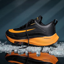 将图片加载到图库查看器，Mens Running Sneakers Luxury Mens Casual Shoes Trainer Race Off White Shoes Slip on Walking Casual Breathable Air Cushion Fashion Lightweight Sneakers
