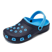 将图片加载到图库查看器，Mens Sandals Durable Daily Wear Dual-Use Summer Hole Shoes Clogs Classic Shoes Garden Clogs Sports Sandals Outdoor Indoor Mens Durable Slippers
