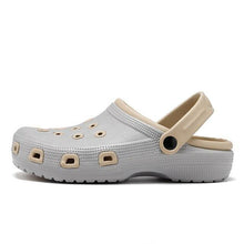 将图片加载到图库查看器，Mens Sandals Durable Daily Wear Dual-Use Summer Hole Shoes Clogs Classic Shoes Garden Clogs Sports Sandals Outdoor Indoor Mens Durable Slippers
