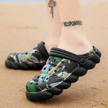 Load image into Gallery viewer, Mens Slippers Summer Flip Flops Sandals Fitness Fashion Garden Clogs Classic Mules Anti-Skid Rubber Sole Slip On Summer Mens Clogs
