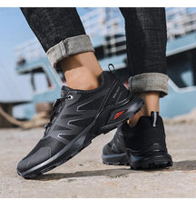 将图片加载到图库查看器，Mens Soft Breathable Outdoor Jogging Hiking Shoes Mountain Waterproof Running Shoes Sneakers Trail Running Non-Slip Hiking Breathable Walking Footwear Athletic Sneaker
