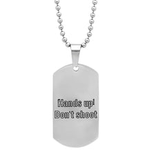 Load image into Gallery viewer, Men's Stainless Steel Detailed Pendant Necklace

