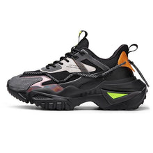 将图片加载到图库查看器，Mens Strong Casual Fashion Chunky Sneakers Height Increasing Spring Thick Sole Footwear Fashion High Quality Sneakers Slip on Walking Shoes High Top Casual Shoes For Men
