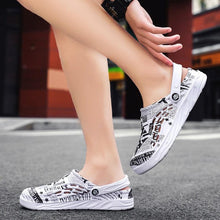Load image into Gallery viewer, Mens Summer Shoes Sandals Holes Sandals Hollow Breathable Flip Flops Fashion Beach Slippers Garden Clogs Sandals Arch Support Cushioned Yard Unisex Comfortable Clogs
