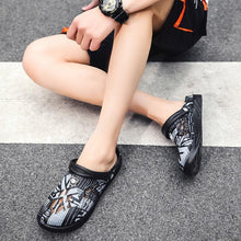 Load image into Gallery viewer, Mens Summer Shoes Sandals Holes Sandals Hollow Breathable Flip Flops Fashion Beach Slippers Garden Clogs Sandals Arch Support Cushioned Yard Unisex Comfortable Clogs
