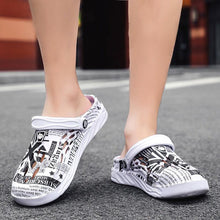 Load image into Gallery viewer, Mens Summer Shoes Sandals Holes Sandals Hollow Breathable Flip Flops Fashion Beach Slippers Garden Clogs Sandals Arch Support Cushioned Yard Unisex Comfortable Clogs

