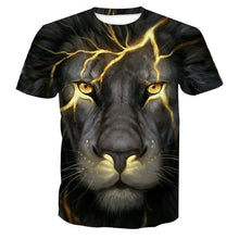 Load image into Gallery viewer, Men's T-Shirt Graphic Animal Plus Size Print Short Sleeve Halloween Tops
