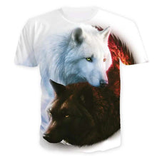 Load image into Gallery viewer, Men's T-Shirt Graphic Animal Plus Size Print Short Sleeve Halloween Tops
