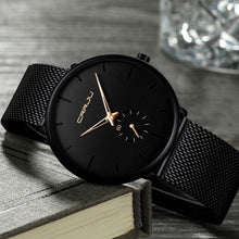 Load image into Gallery viewer, Men's Ultra-Thin Minimalist Waterproof Fashion Wrist Watch
