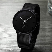Load image into Gallery viewer, Men's Ultra-Thin Minimalist Waterproof Fashion Wrist Watch
