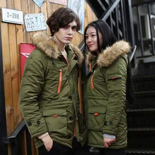 Load image into Gallery viewer, Men's Winter Hooded Down Coat Parkas
