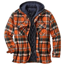 Load image into Gallery viewer, Men's Winter Parka Jacket Cotton Hooded Shirt Jacket
