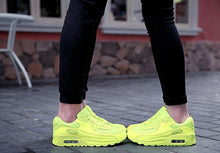 将图片加载到图库查看器，Mens Womens Luxury Sneakers Mesh Sports Casual Shoes Solid Lace-Up Outdoor Sports Sneakers Lace Up Unisex Walk Men's Air Athletic Running Shoes Fashion Sport Sneakers
