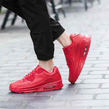 将图片加载到图库查看器，Mens Womens Luxury Sneakers Mesh Sports Casual Shoes Solid Lace-Up Outdoor Sports Sneakers Lace Up Unisex Walk Men's Air Athletic Running Shoes Fashion Sport Sneakers
