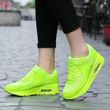 将图片加载到图库查看器，Mens Womens Luxury Sneakers Mesh Sports Casual Shoes Solid Lace-Up Outdoor Sports Sneakers Lace Up Unisex Walk Men's Air Athletic Running Shoes Fashion Sport Sneakers
