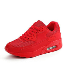 将图片加载到图库查看器，Mens Womens Luxury Sneakers Mesh Sports Casual Shoes Solid Lace-Up Outdoor Sports Sneakers Lace Up Unisex Walk Men's Air Athletic Running Shoes Fashion Sport Sneakers
