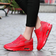 将图片加载到图库查看器，Mens Womens Luxury Sneakers Mesh Sports Casual Shoes Solid Lace-Up Outdoor Sports Sneakers Lace Up Unisex Walk Men's Air Athletic Running Shoes Fashion Sport Sneakers
