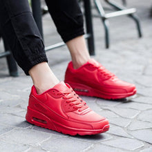 将图片加载到图库查看器，Mens Womens Luxury Sneakers Mesh Sports Casual Shoes Solid Lace-Up Outdoor Sports Sneakers Lace Up Unisex Walk Men's Air Athletic Running Shoes Fashion Sport Sneakers
