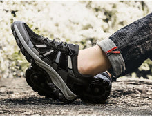 Load image into Gallery viewer, Mens Womens Travel Shoes New Non-Slip Wear-Resistant Climbing Sport Shoes Fashion Outdoor Walking Shoes Comfortable Low Cut Hiking Shoes Wide Breathable Slip Resistant Shoes
