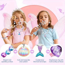 将图片加载到图库查看器，Mermaid-Themed Jewelry Set for Youngsters
