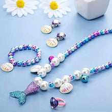 将图片加载到图库查看器，Mermaid-Themed Jewelry Set for Youngsters
