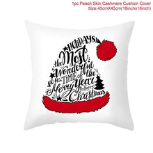 Load image into Gallery viewer, Merry Christmas Decoration Xmas Gift New Year For Home Reindeer Santa Claus Xmas Series Cushion Cover Case Pillow Custom Zippered Square Pillowcase Tree Cushion Cover Christmas Ornament
