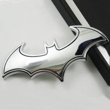 Load image into Gallery viewer, Metal 3D Bat Stickers Fan Emblems Batman 3D Car Badge Auto Car Logo Cartoon Bat Sticker Metal Badge Emblem Tail Decal Motorcycle Car Accessories  Metal Bat Car Emblem Logo Stickers Decal Decorations Bat Action Figures Auto Accessories
