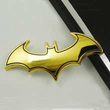 Load image into Gallery viewer, Metal 3D Bat Stickers Fan Emblems Batman 3D Car Badge Auto Car Logo Cartoon Bat Sticker Metal Badge Emblem Tail Decal Motorcycle Car Accessories  Metal Bat Car Emblem Logo Stickers Decal Decorations Bat Action Figures Auto Accessories
