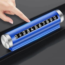 将图片加载到图库查看器，Metal Car Temporary Parking Card Universal Rotate Phone Number Plate Aluminum Stickers Park Stop in Car-styling Car Temporary Parking Card Metal Car Temporary Parking Card Universal Rotate Phone Number Plate Aluminum Stickers Auto Accessories

