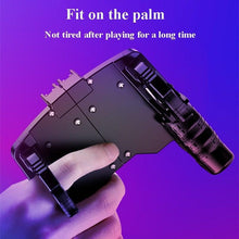 将图片加载到图库查看器，Metal Controller Joystick For Mobile Trigger Gamepad For Android Phone Shooting Game Trigger Fire Buttons Shooter Sensitive Joystick, Gamepad
