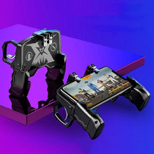 将图片加载到图库查看器，Metal Controller Joystick For Mobile Trigger Gamepad For Android Phone Shooting Game Trigger Fire Buttons Shooter Sensitive Joystick, Gamepad
