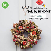 将图片加载到图库查看器，Metal Double Hanging Storage Hooks on Doors
