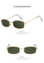 Load image into Gallery viewer, Metal Frame New Square Shape Sunglasses For Women &amp; Men New  Decent &amp; Elegant Lens Mirror New Popular Shades For Ladies Sun Glasses
