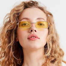 Load image into Gallery viewer, Metal Frame New Square Shape Sunglasses For Women &amp; Men New  Decent &amp; Elegant Lens Mirror New Popular Shades For Ladies Sun Glasses
