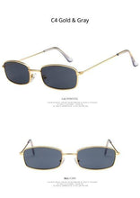 Load image into Gallery viewer, Metal Frame New Square Shape Sunglasses For Women &amp; Men New  Decent &amp; Elegant Lens Mirror New Popular Shades For Ladies Sun Glasses
