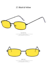 Load image into Gallery viewer, Metal Frame New Square Shape Sunglasses For Women &amp; Men New  Decent &amp; Elegant Lens Mirror New Popular Shades For Ladies Sun Glasses
