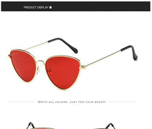 Load image into Gallery viewer, Metal Round Sunglasses Retro Design Sunglasses For  Women New Cat Eye Glasses For Women New Popular Eyeglasses For Female Ladies  Cat Eye Retro Sunglasses
