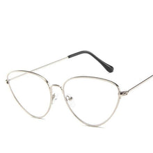 Load image into Gallery viewer, Metal Round Sunglasses Retro Design Sunglasses For  Women New Cat Eye Glasses For Women New Popular Eyeglasses For Female Ladies  Cat Eye Retro Sunglasses
